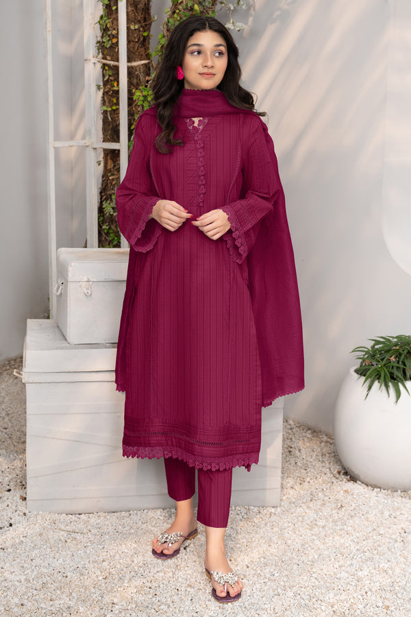 Kilium - 3Pc Khaddar Tarkashi Jacquard