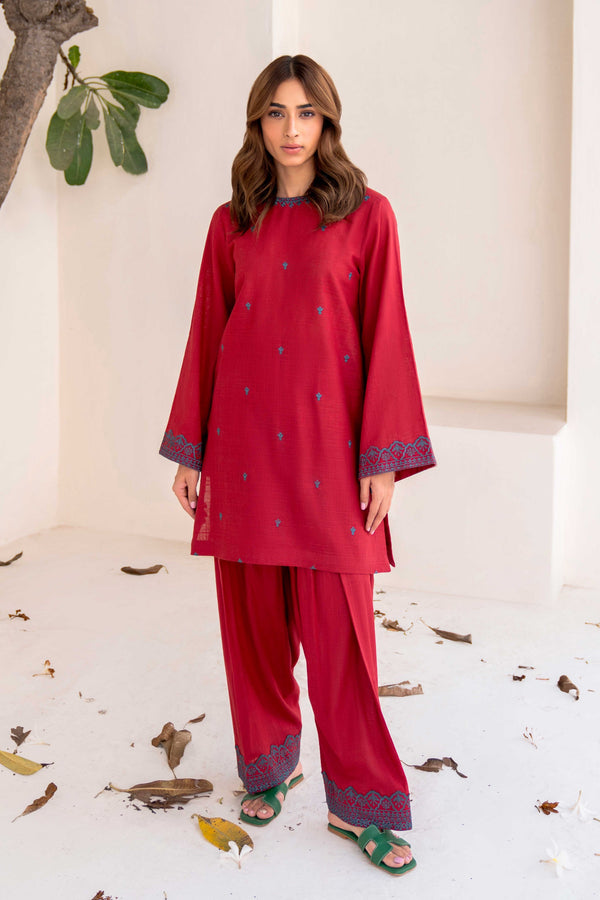 Alaz - 2Pc Embroidered